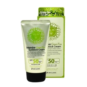 3w clinic intensive green tea sunblock cream spf 50pa.webp