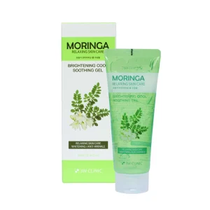 3w clinic moringa brightening cool soothing gel 160ml.webp
