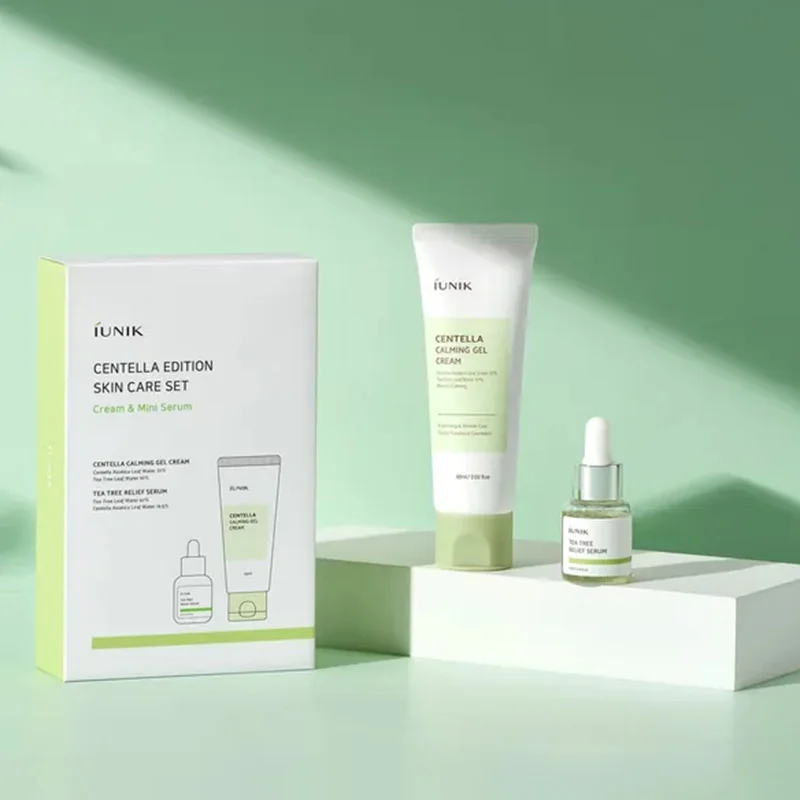 iunik centella edition skincare set 60 ml gel cream 15 ml serum 1.webp