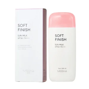 missha all around safe block soft finish sun milk spf50 pa 70ml.webp