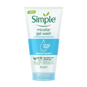 simple water boost micellar facial gel wash 150ml.webp